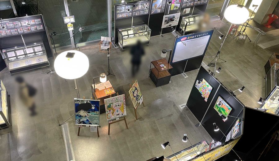 立川ロケーションサービス展示会「ロケ地の街 立川」2025年会場風景